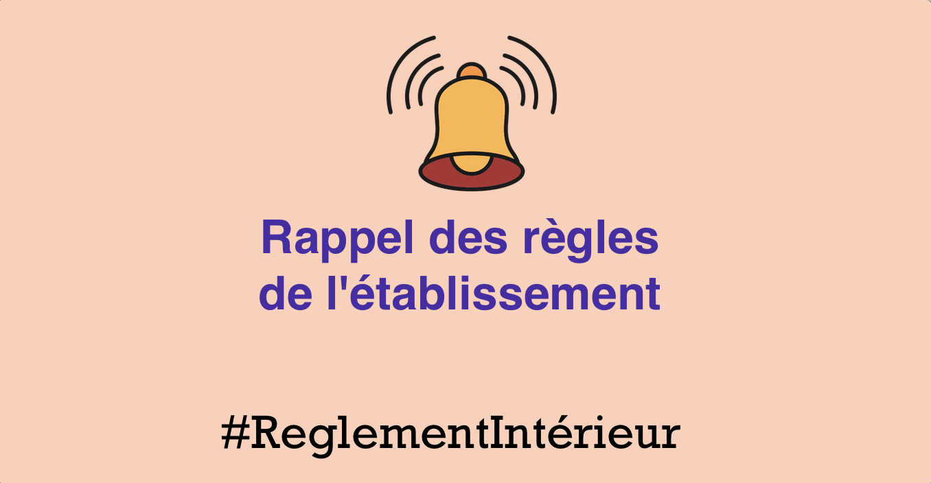 Rappel des règles de l’établissement – Règlement intérieur – – Collège ...